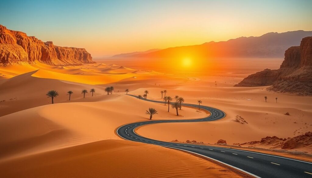 Scenic Middle Eastern Roads